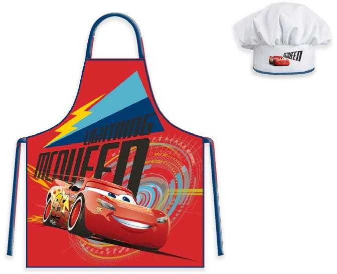 "Disney Cars" vaikiška 2 dalių prijuostė