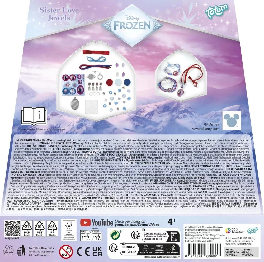 Disney Frozen TOTUM brangenybės Frozen 2 Sister Love, 680661
