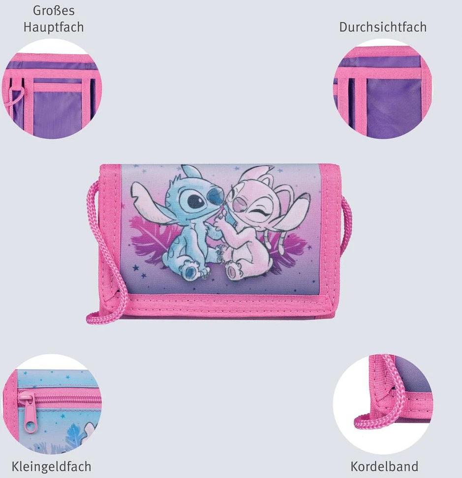 Disney Lilo ir Stitch piniginė mergaitėms