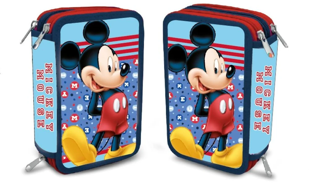 Disney Mickey užpildytas penalas, 3 skyriai