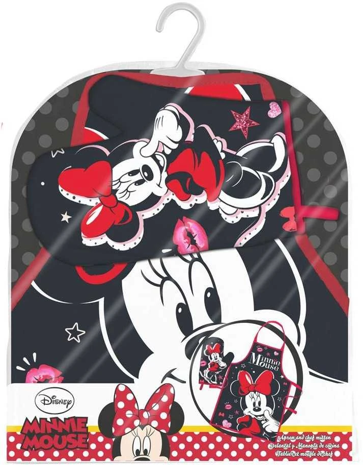 Kepurė "Disney" Minnie 2 dalių prijuostė