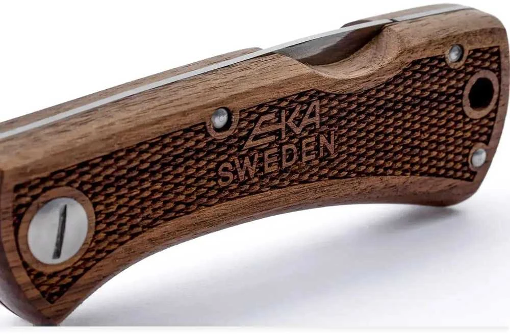 EKA Swede 88, walnut ,excellent folding knife for outdoor living.