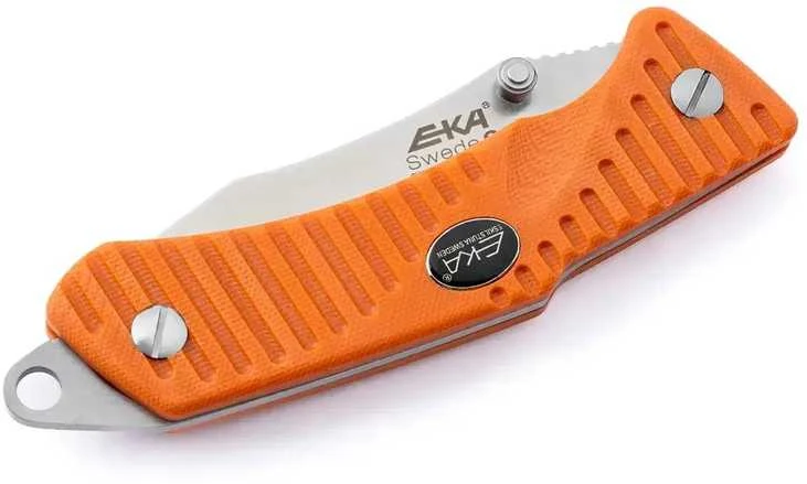 EKA Swede 9, G10 Sturdy folding knife with a unique rear locking bar