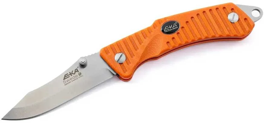 EKA Swede 9, G10 Sturdy folding knife with a unique rear locking bar