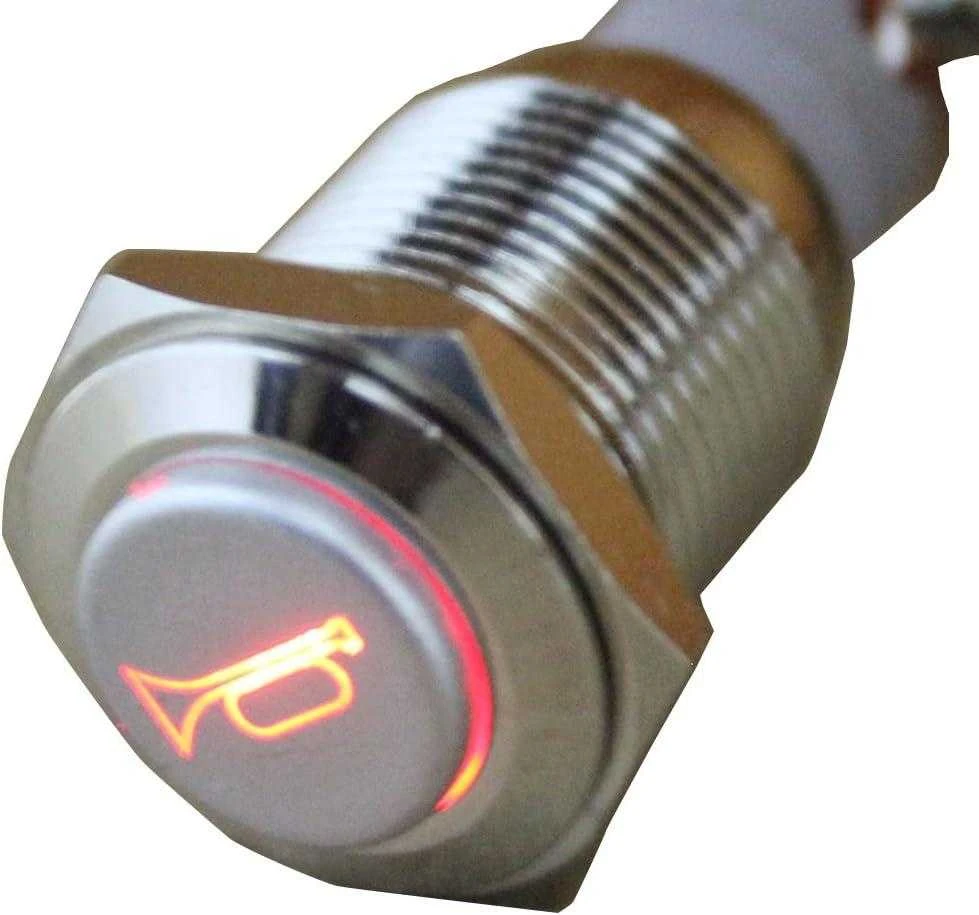ESUPPORT jungiklis Raudona LED šviesa Metalinis garsiakalbis CXCP35