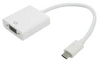 USB-C į VGA adapteris su lanksčiu laidu