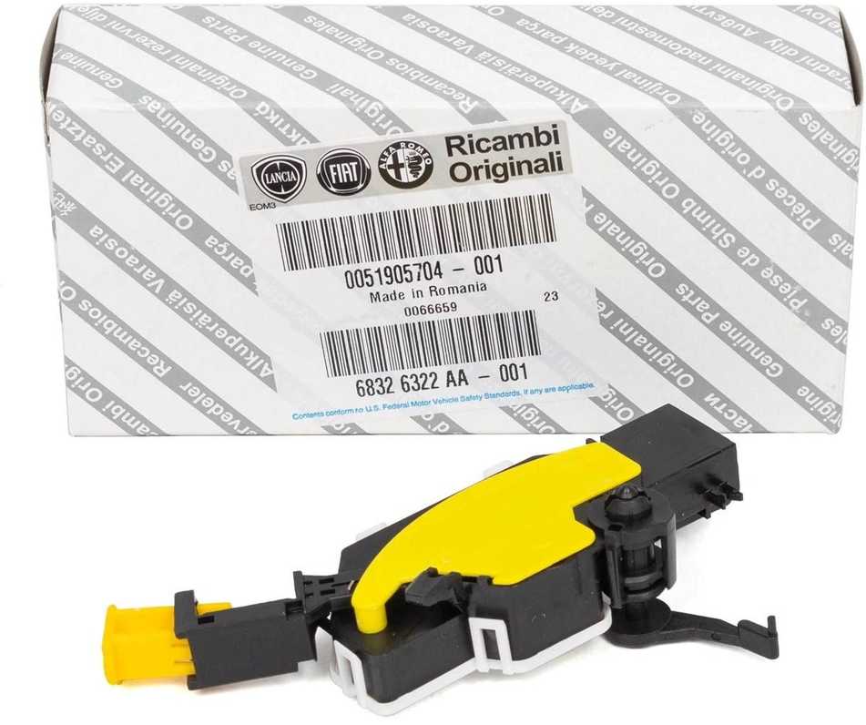 FCA Clutch Pedal Switch Position Sensor Alfa Romeo Giulietta 2010-2020 Fiat 500 2007-2025 Originalus 51905704
