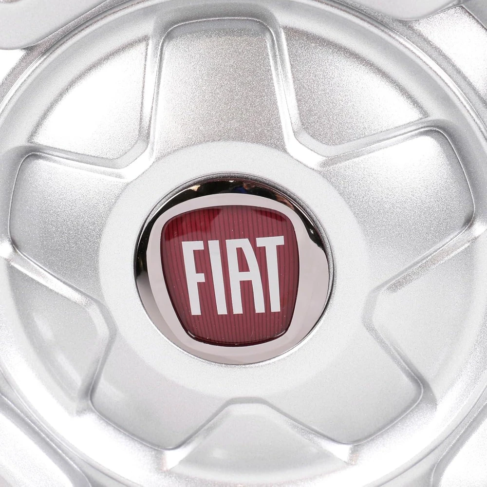 FCA Fiat 15" Ratlankio Dangtelis Sidabrinis Originalus 735650524