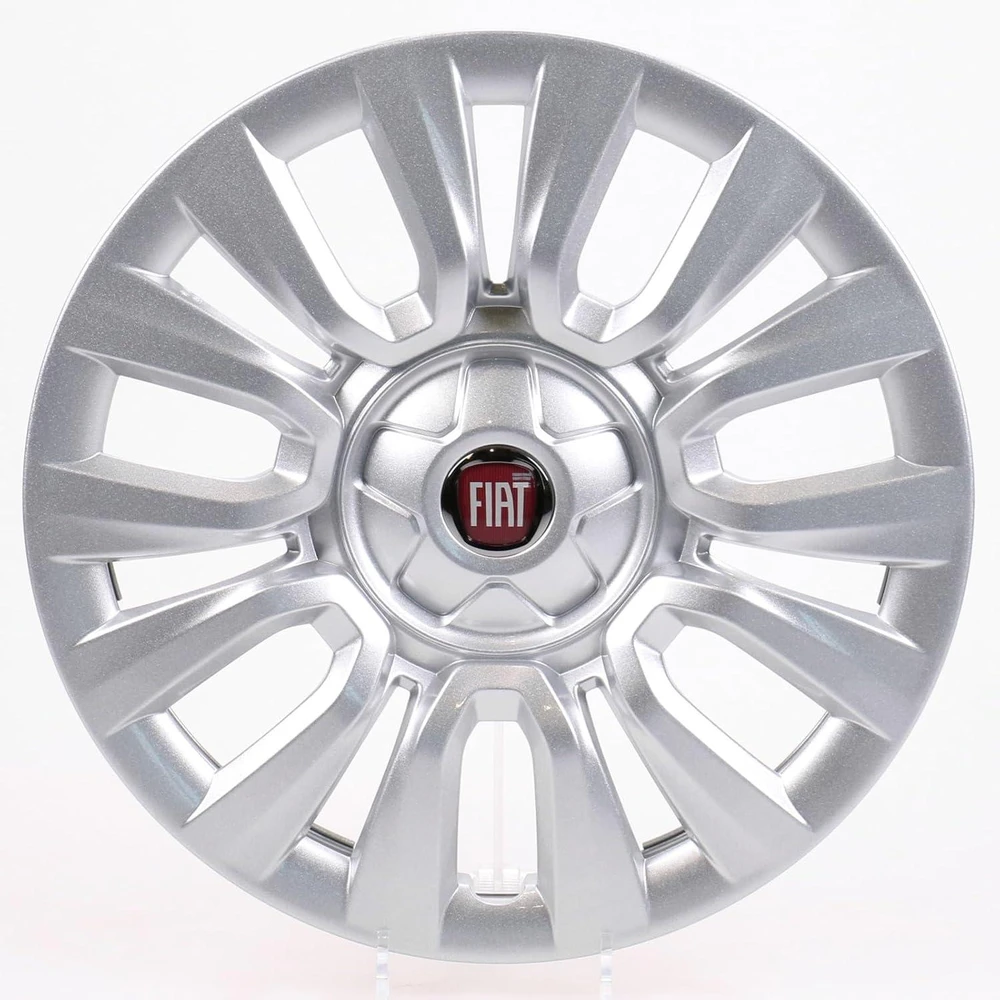 FCA Fiat 15" Ratlankio Dangtelis Sidabrinis Originalus 735650524