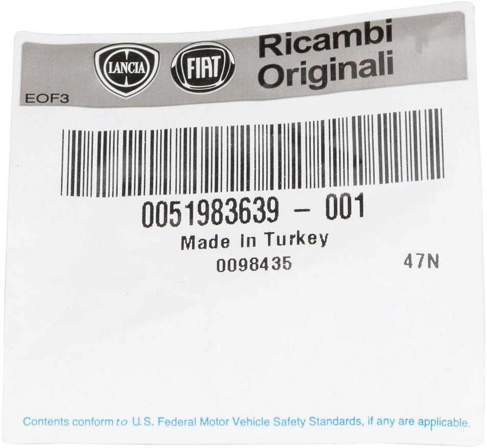 Fiat Doblo Cargo Ratlankas 16 Colias Sidabras FCA Originalus 51983639