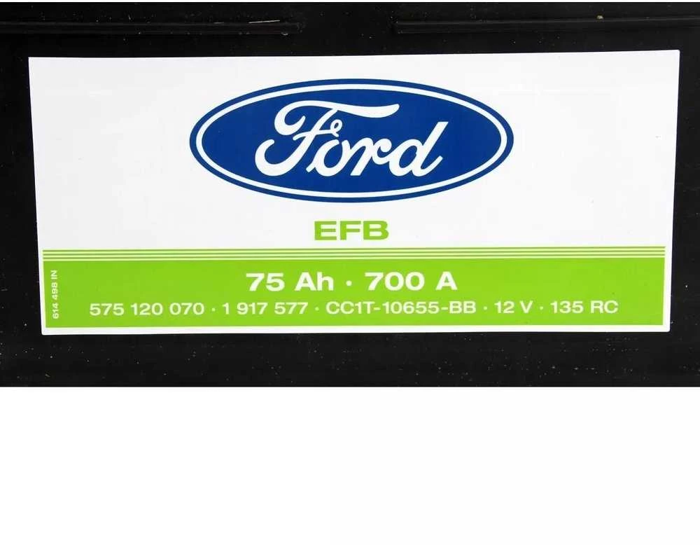 Ford C Max II 1 5 1 6 TDCi EcoBoost Starteris Baterija 12V 75Ah 700A Originalus 1917577