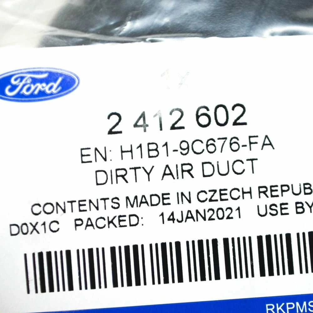 FORD FIESTA MK7 oro įsiurbimo kanalo vamzdelis originalus 2412602 H1B1-9C676-FA