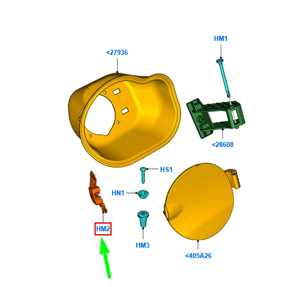 Ford Ka 1.2 1.3 TDCi Degalinio Bakelio Užpildymo Angos Blokas Originalus 1554690