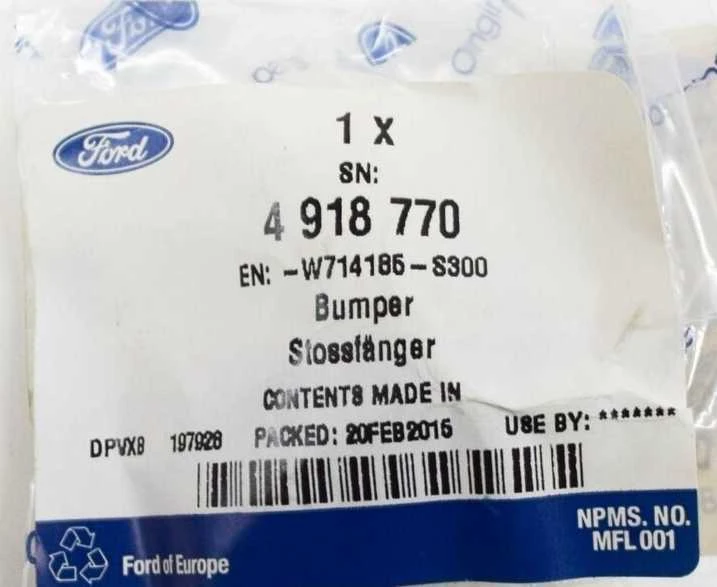 FORD MONDEO MK5 Kombi krovinių skyriaus durų bamperis originalus 4918770