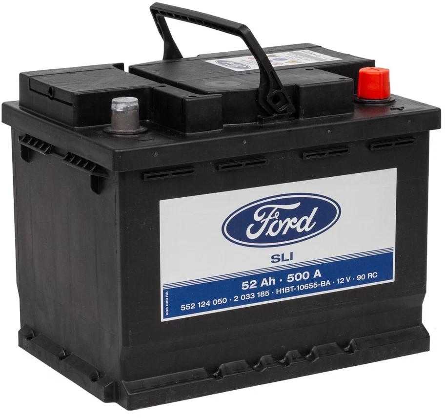 Ford Starteris Baterija 12V 52Ah 500A Fiesta VII Puma Originalus 2033185