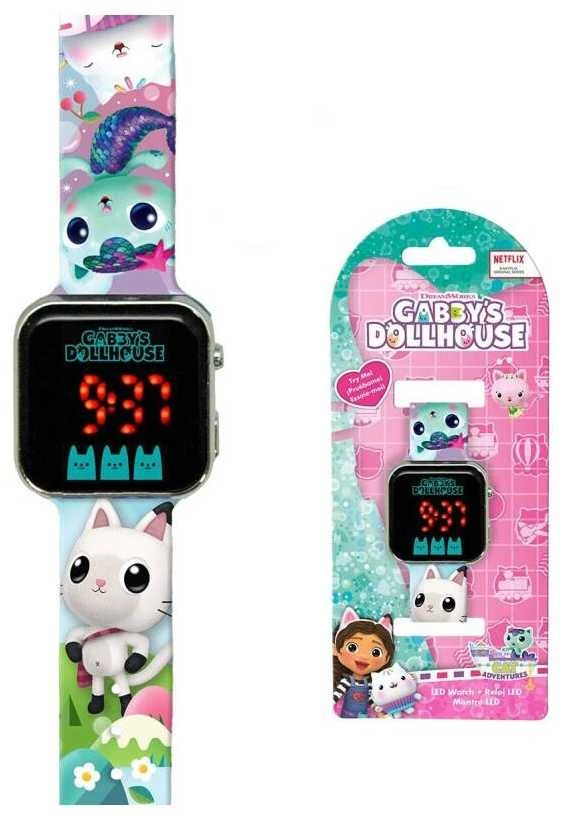 Laikrodis su LED ekranu Gabbys Dollhouse KiDS Licensing