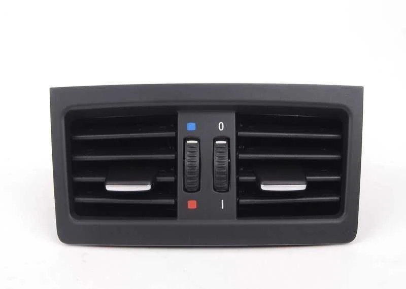 Galinis Juodas Oro Ventiliacijos Grotelių Centras BMW E90 E91 Originalus 64227210639