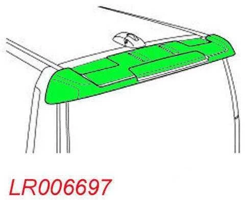 Galiniu Vartu Stogelio Spoilerio Komplektas Land Rover LR4 LR3 2005-2011 Originalus LR006697