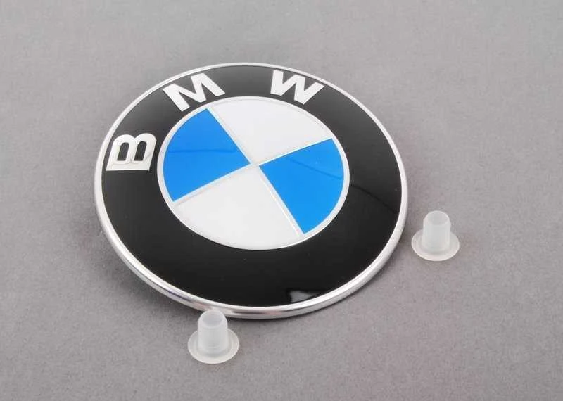 GENUINALUS priekinio gaubto emblema su ženklu logotipas Roundel BMW 6 7 serijos