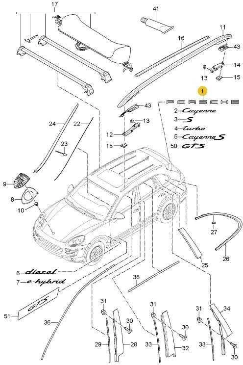 Genuine PORSCHE Cayenne 92A Įrašas 95855968702