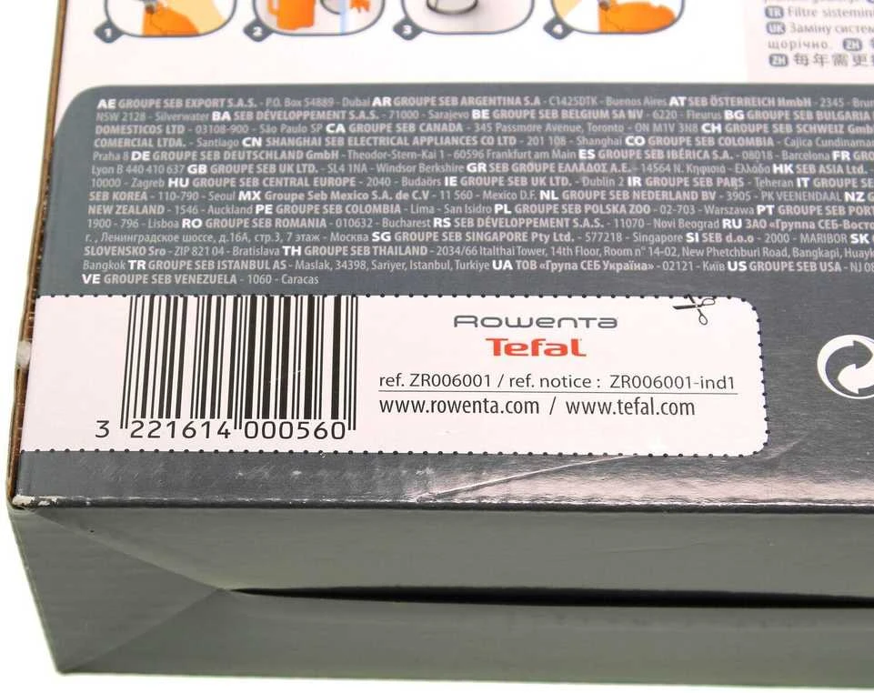 Rowenta ZR006001 siurblio priedas / reikmuo Cilindrinis dulkių siurblys Filtras