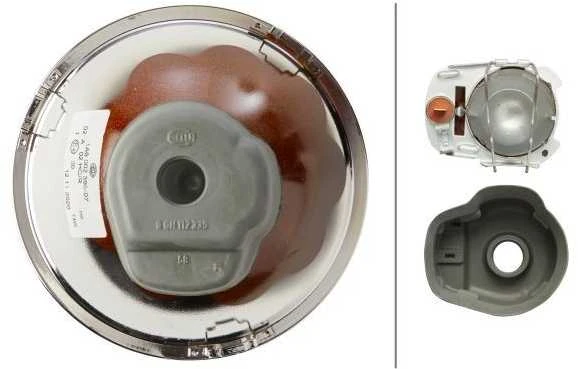 Hella 002395071 7\" Žibintas H4/T4W 12V ECE | Atsparus vandeniui | Universalus