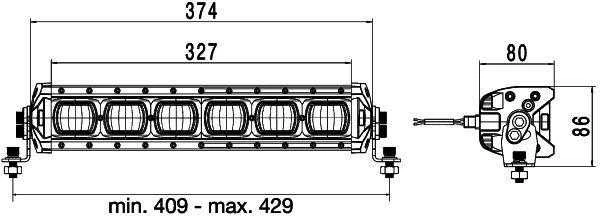 HELLA darbo šviesa 1GJ360001-002
