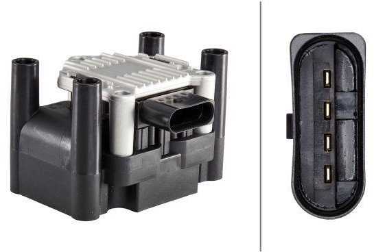 Hella Deguonies Kumparas Audi A1 A3 A4 SEAT Alhambra Leon Skoda Fabia VW Golf 6X0514454A 6X0514454B