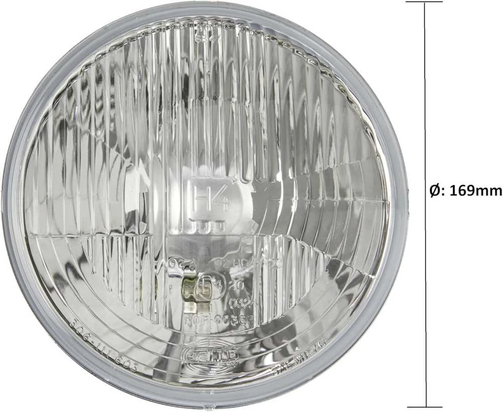 Hella 002395071 7\" Žibintas H4/T4W 12V ECE | Atsparus vandeniui | Universalus