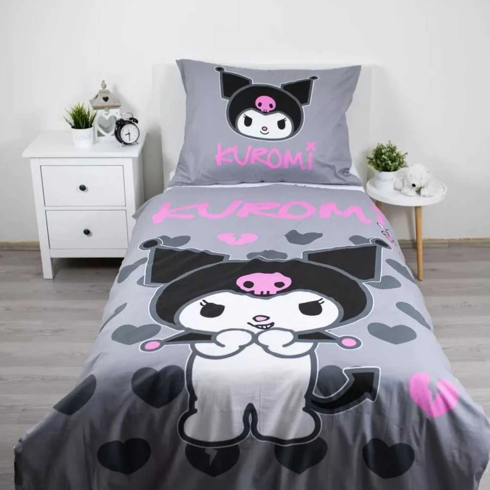 Hello Kitty Kuromi patalynės komplektas 140×200cm