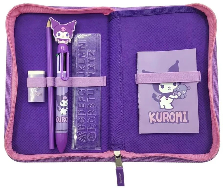 Hello Kitty Kuromi pūkuotas penalas