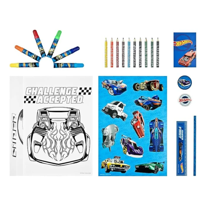 Hot Wheels spalvinimo rinkinys iš 35 dalių