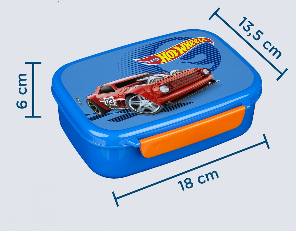 Undercover Hot Wheels sumuštinių dėžutė, 18 x 13,5 x 6 cm