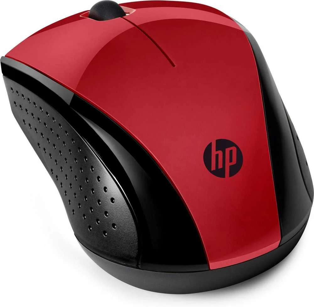 Hewlett Packard (HP) HP Belaidė pelė 220 (Saulėlydžio raudona)