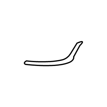 HYUNDAI FRONT BUMPER RIGHT SIDE MOLDING COVER