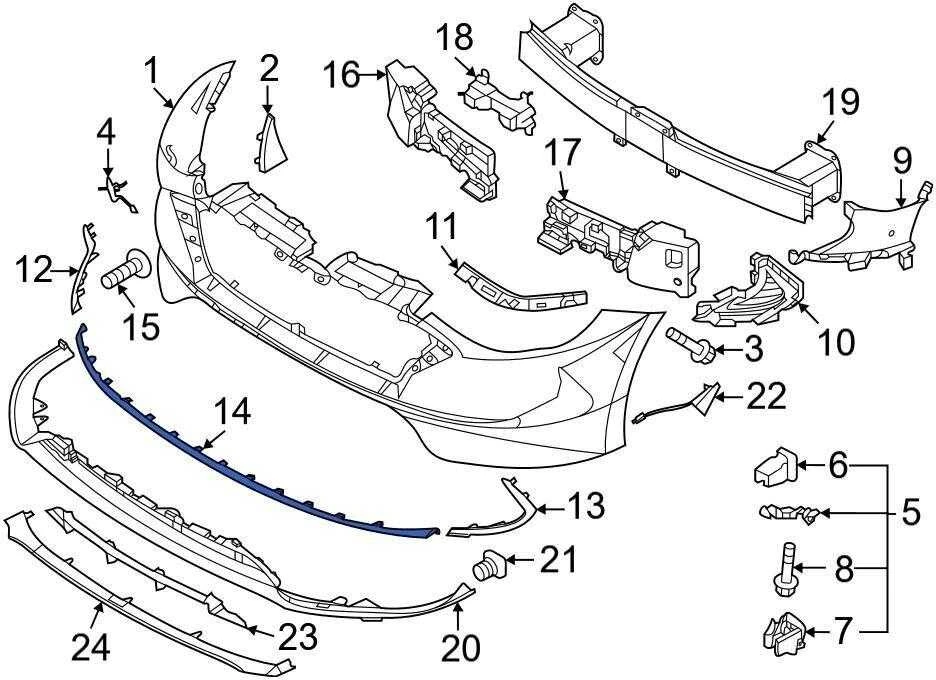 HYUNDAI Front Center Bumper Trim