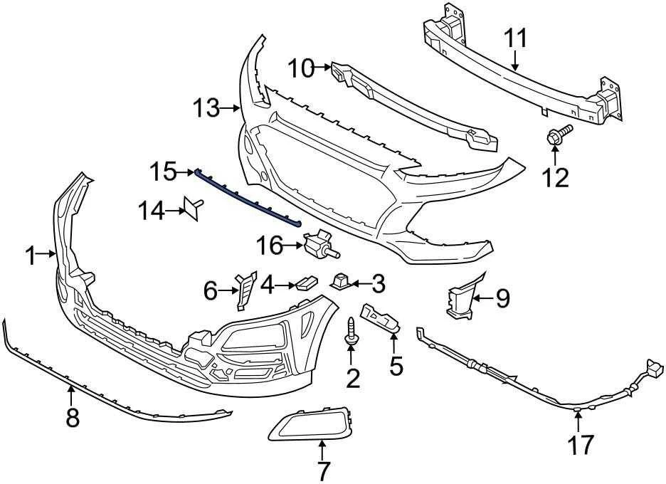 HYUNDAI Front Upper Bumper Trim Cover