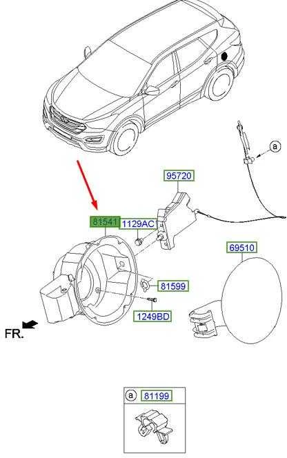 HYUNDAI Fuel Tank Filler Door Housing Cover