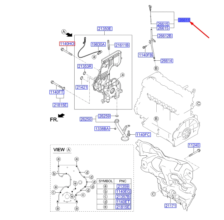 HYUNDAI Oil Dip Stick for Car Engine