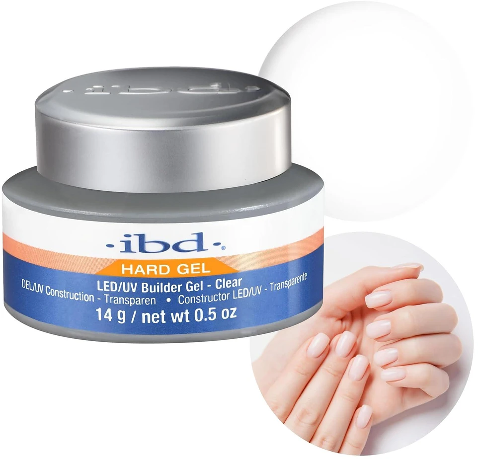 IBD Hard Builder Gel LED/UV Clear, 14 g
