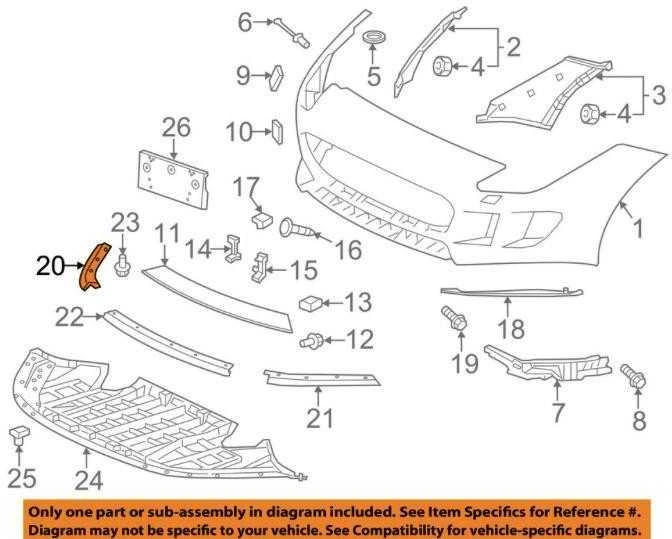 Jaguar F Tipas Priekinis Bumper Bezel Fairing 2013 2014 Originalus C2P22211