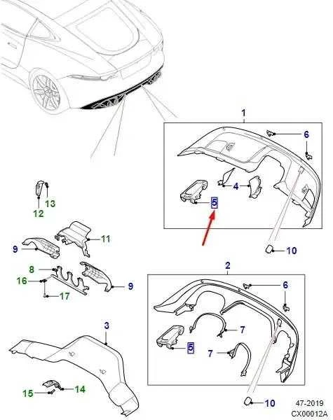 Jaguar F Type Kupė 2015 Rūkas Lempos Skėčio Palaikas Originalus T2R2851