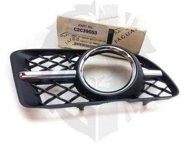 JAGUAR XJ X350 Priekinis bamperis Dešinės grotelės Originalus C2C39653
