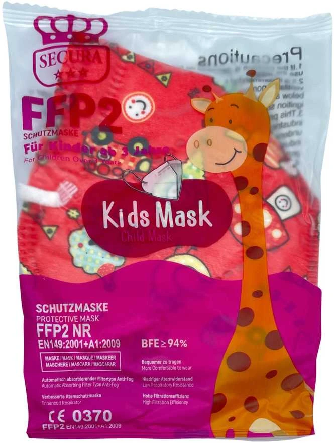 JK MEDICAL FFP2 NR Vaikiška kaukė 8595587134574