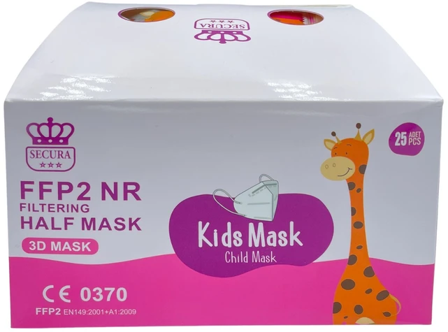 JK MEDICAL FFP2 NR Vaikiška kaukė 8595587134575