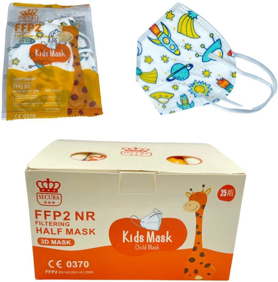 JK MEDICALFFP2 NR children's face masks (respirators), 25 pcs. 8595587134580