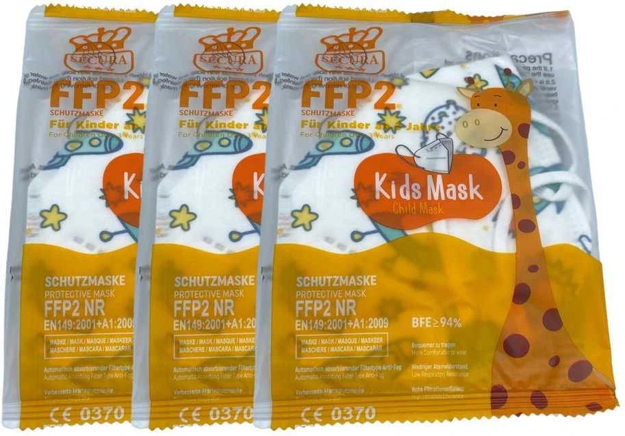 JK MEDICALFFP2 NR children's face masks (respirators), 25 pcs. 8595587134580