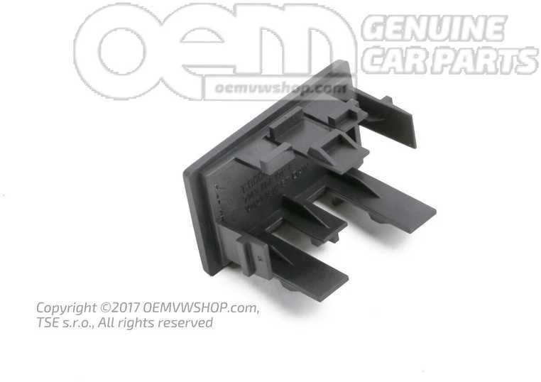 Juoda kepurė VAG Volkswagen Sharan 7M 2001-2010 Originalus 7M3858179C2AQ