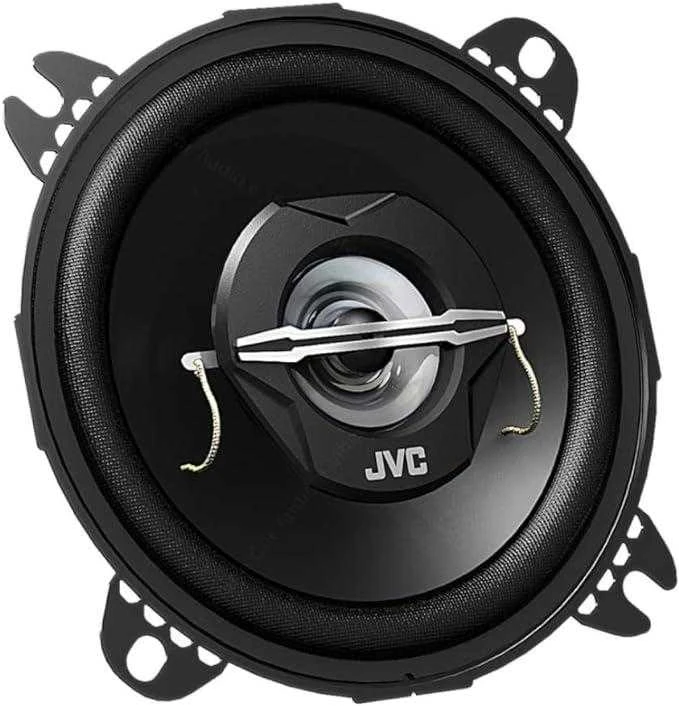 JVC CSJ420X 10 cm dvipusio koaksialinio ryšio garsiakalbiai, juodi, pora
