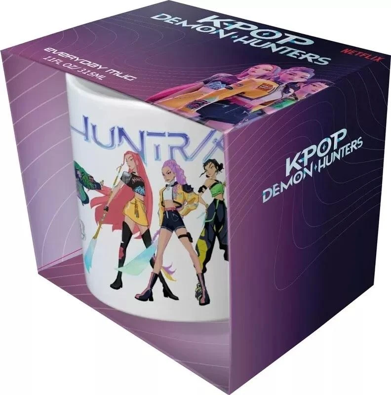 K-pop Demon Hunters Puodelis Keraminis puodelis 325 ml K-pop demonų medžiotojai huntrix